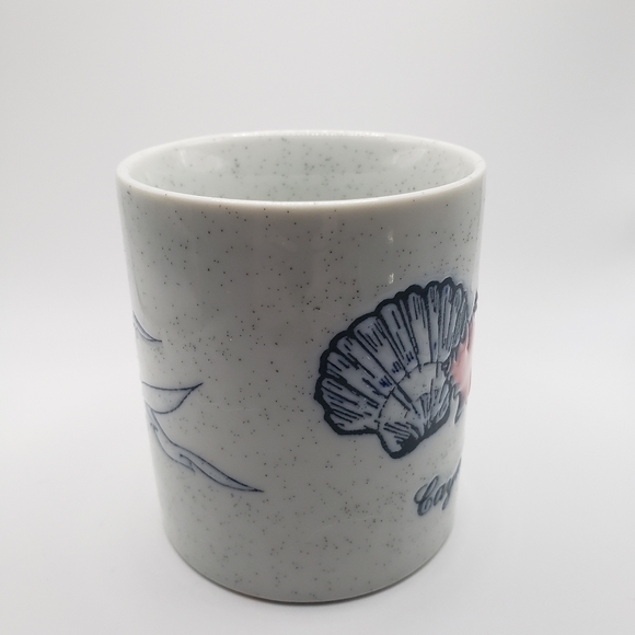 Vintage Cayman Islands Mug Shells Gulls Sand Dollar - Picture 4 of 6
